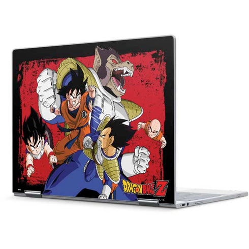 Dragon Ball Z Goku Vs Vegeta Pixelbook Skin